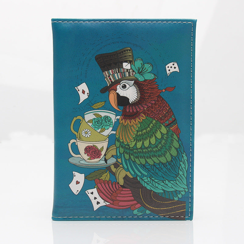 Parrot Printed Passport holder HB2024