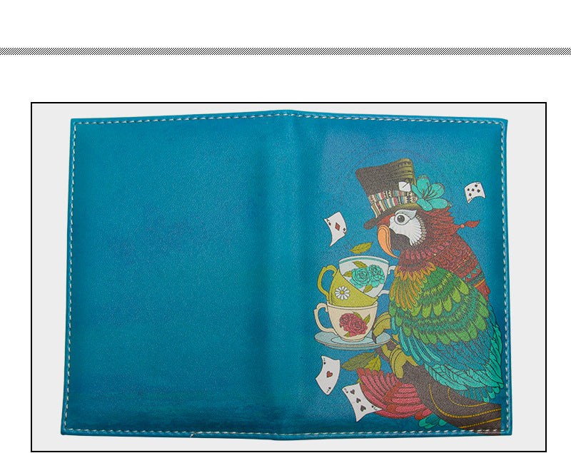 Parrot Printed Passport holder HB2024