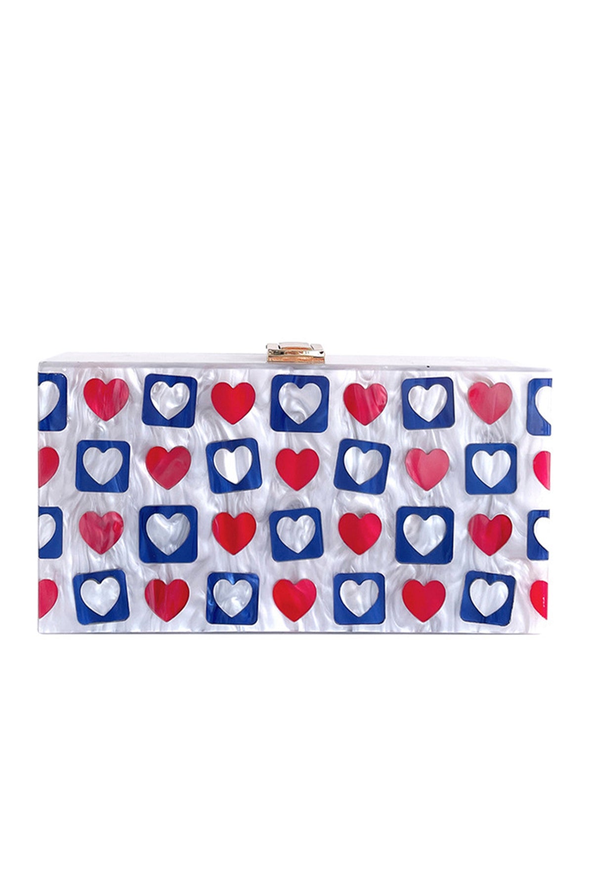 Heart Acrylic Crossbody Bag HB2084