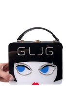Girl Acrylic Square Clutch Bag HB2085