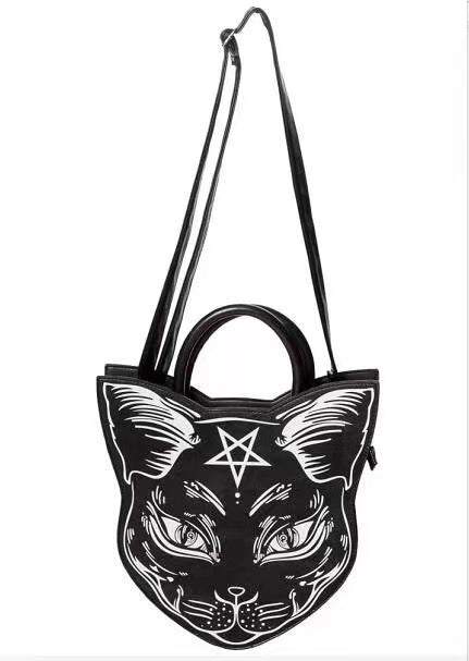 Cat Pu Leather Crossbody Bag HB2104