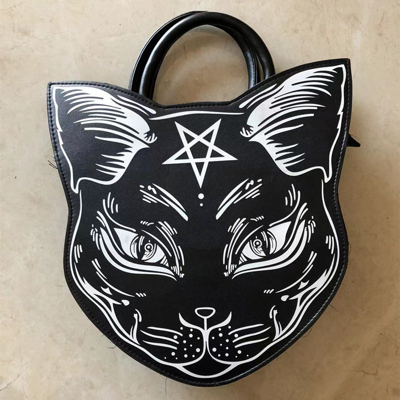 Cat Pu Leather Crossbody Bag HB2104