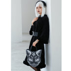 Cat Pu Leather Crossbody Bag HB2104