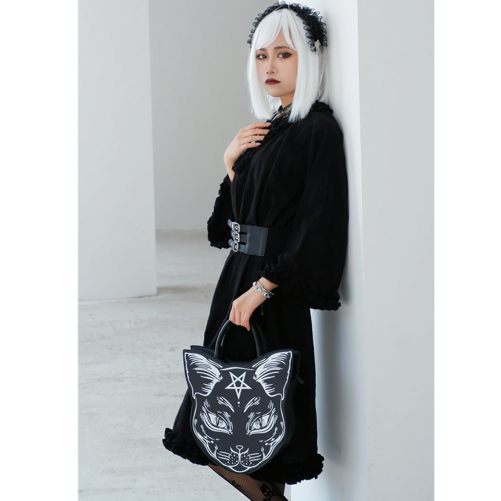 Cat Pu Leather Crossbody Bag HB2104