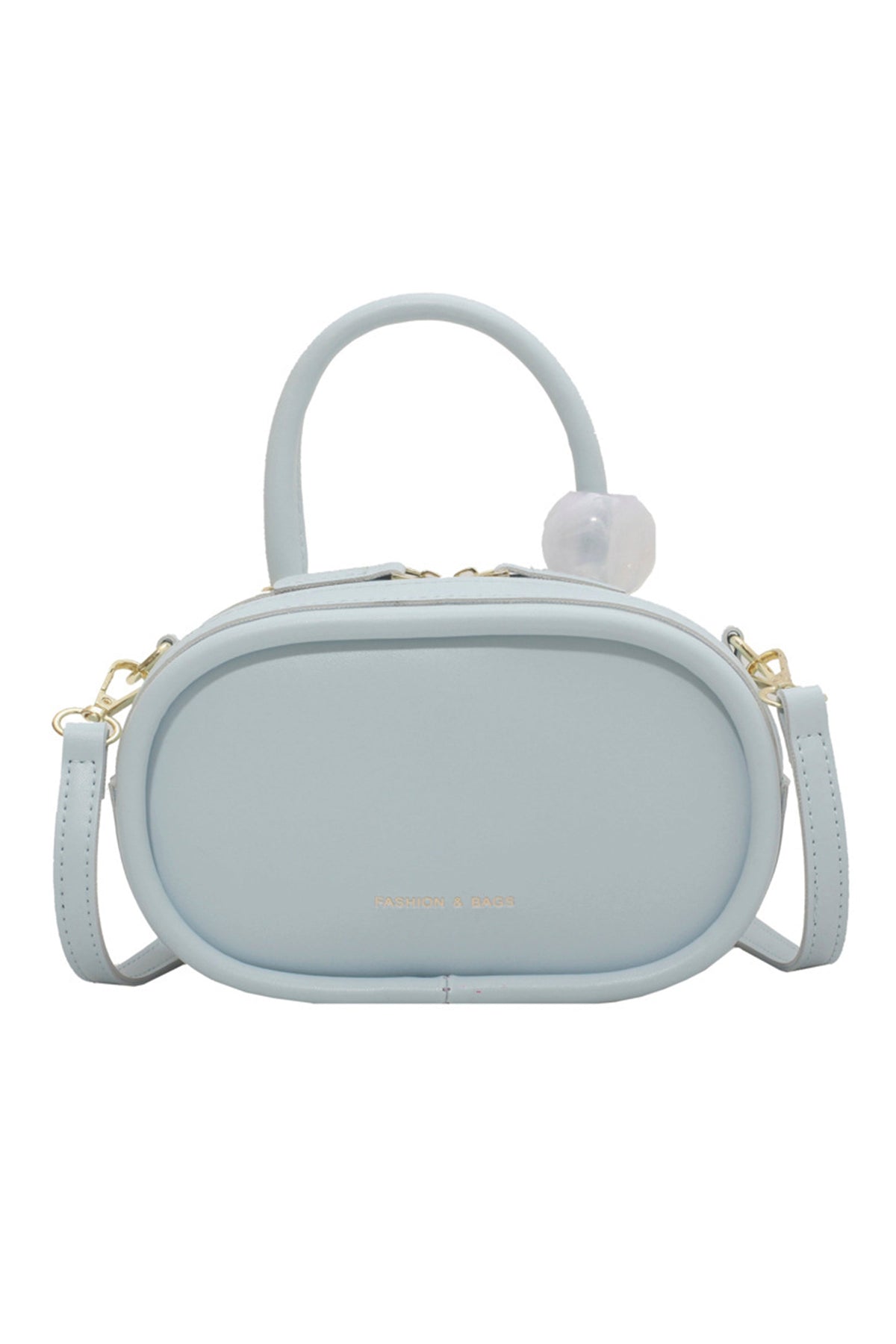 Oval Shaped Pu Leather Crossbody HB2118