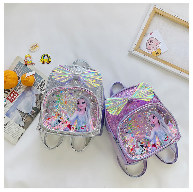 LISA Pu Leather Children Backpack HB2144