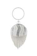 Tassel Rhinestone Pearl Ball Evening Bag HB2208