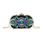 Gem Seed Bead Evenig Bag HB2213