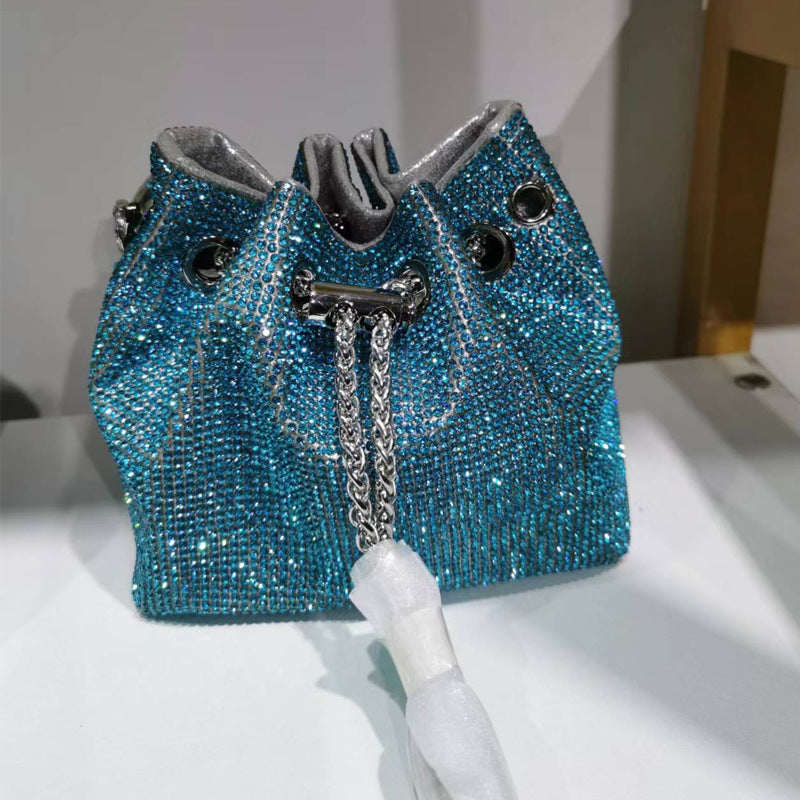Rhinestone Bucket Crossbody HB2236