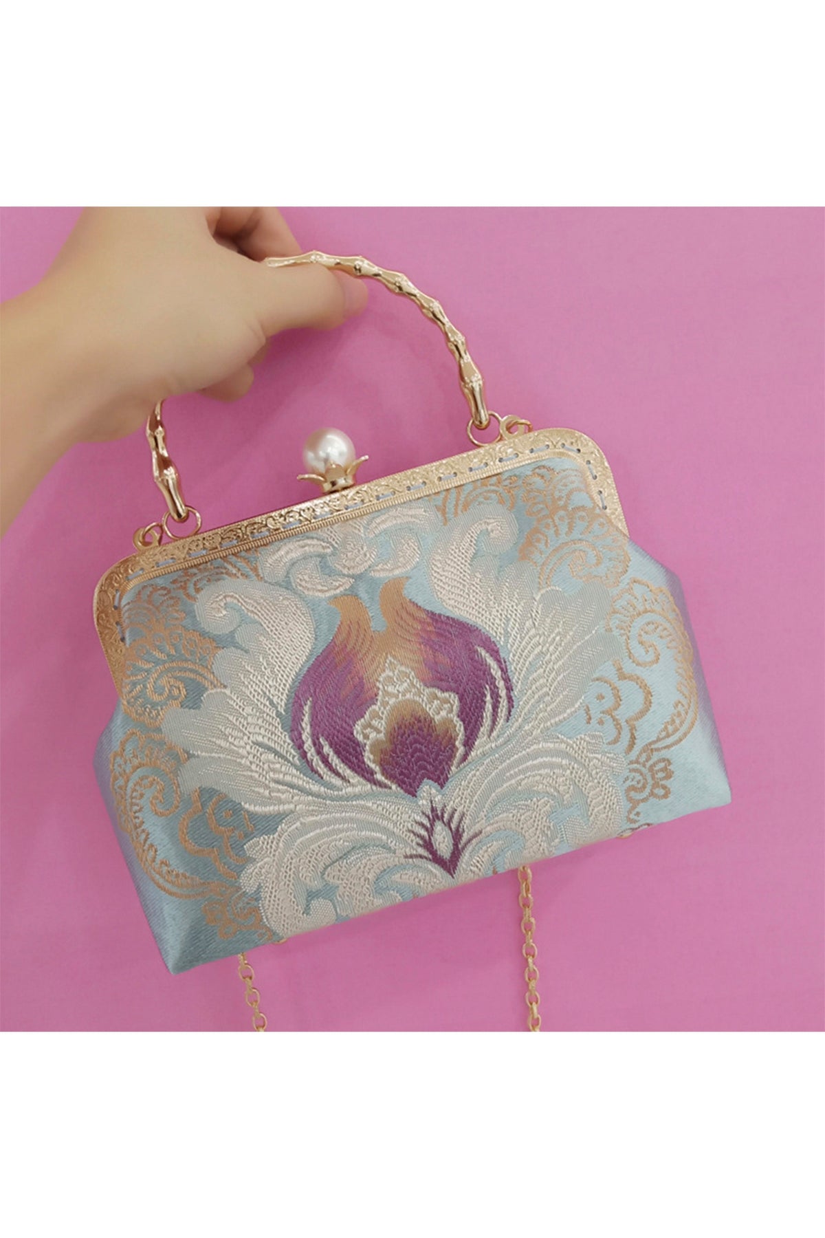 Chinese Style Jacquard Crossbody HB2241