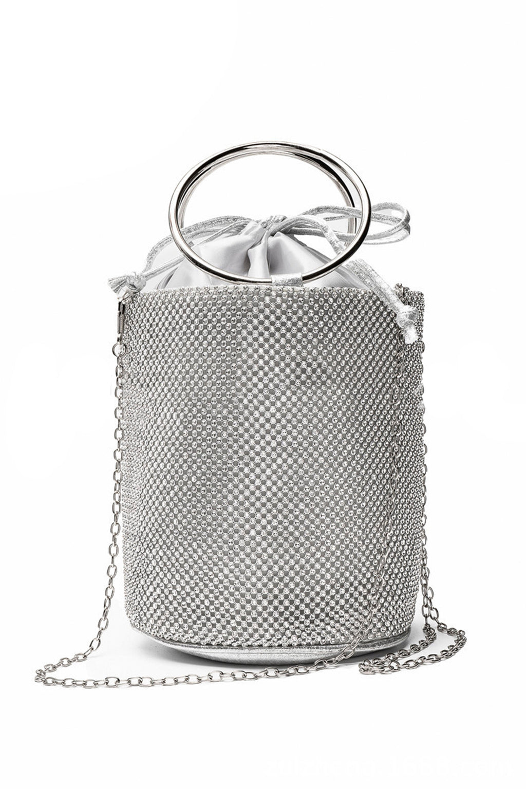 Bucket Rhinestone Evening Bag HB2251