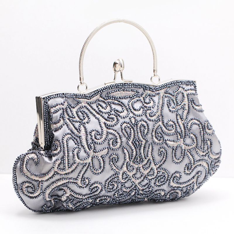 Embroidered Beaded Evening Bag HB2267
