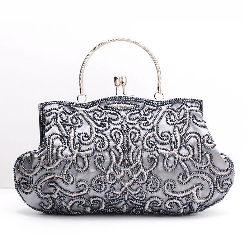 Embroidered Beaded Evening Bag HB2267