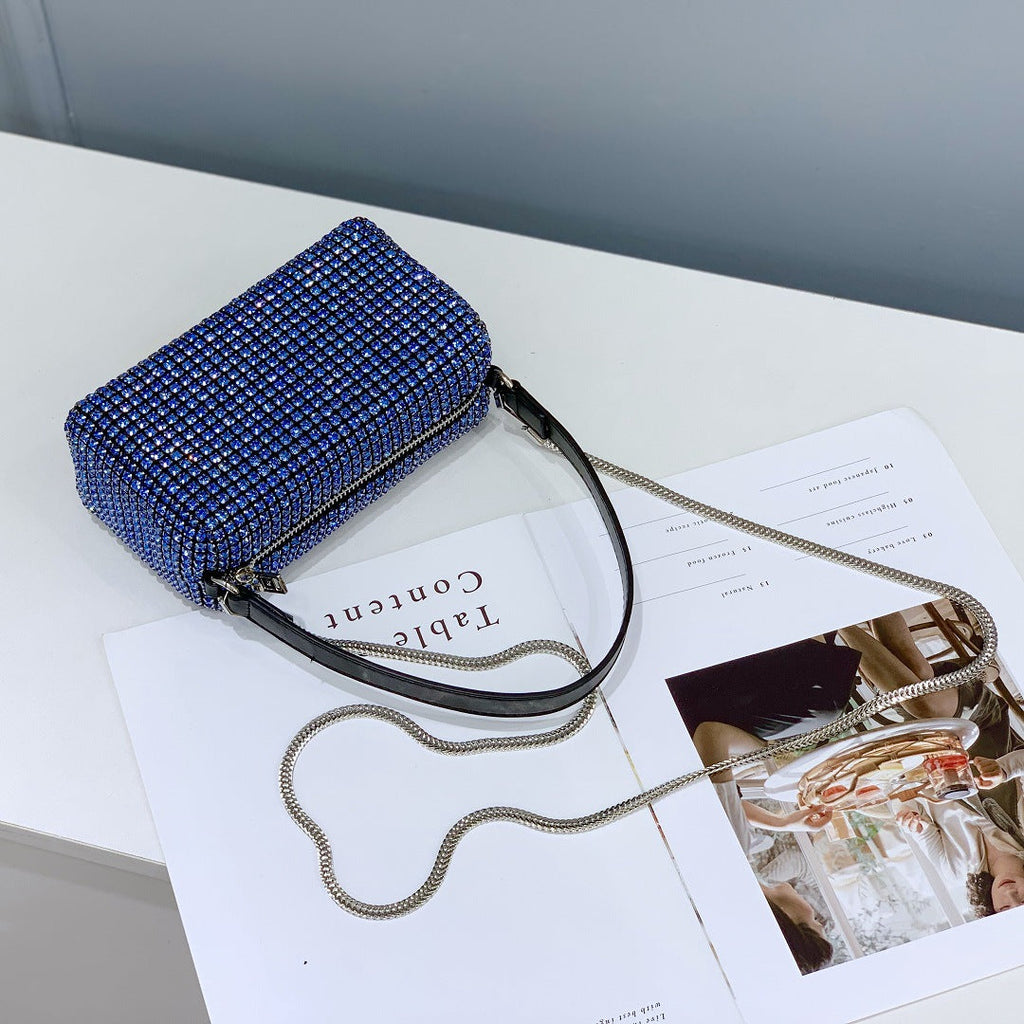 Rectangle Rhinestone Bag HB2276
