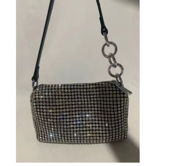 Rectangle Rhinestone Bag HB2276