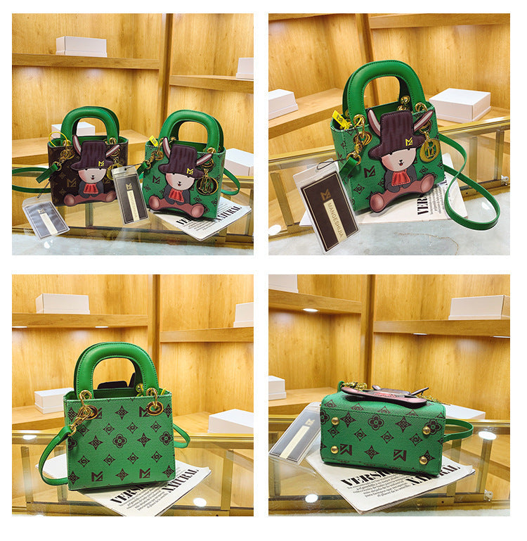 Bunny Leather Tote Bag HB2291
