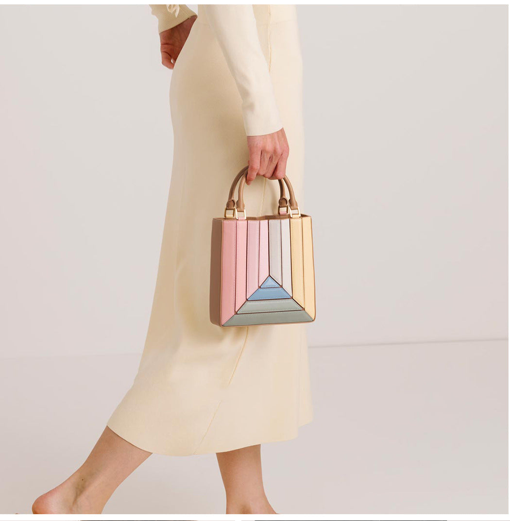 Geometry Pu Leather Crossbody Bag HB2294