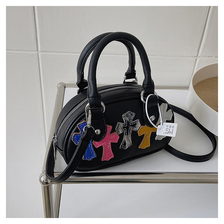 Cross Oval Pu Leather Bag HB2311