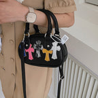 Cross Oval Pu Leather Bag HB2311