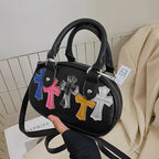 Cross Oval Pu Leather Bag HB2311