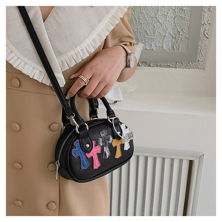 Cross Oval Pu Leather Bag HB2311