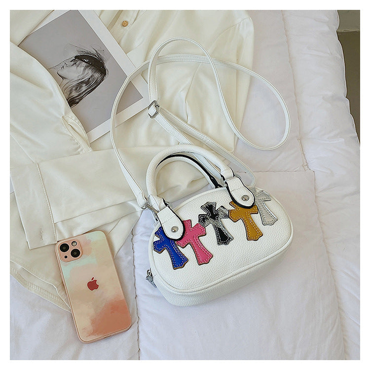 Cross Oval Pu Leather Bag HB2311