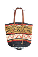 Diamond Shaped Straw Tote Beach Bag HB2368