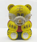 Tiger Rhinestone Evening Bag HB2414
