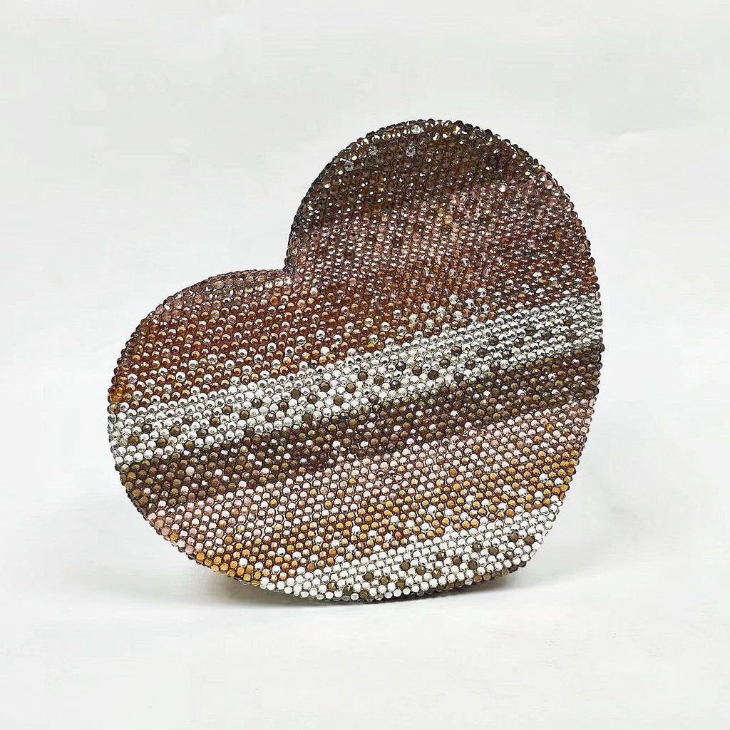 Heart Rhinestone Evening Bag HB2421
