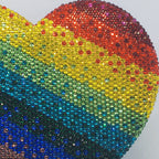 Heart Rhinestone Evening Bag HB2421
