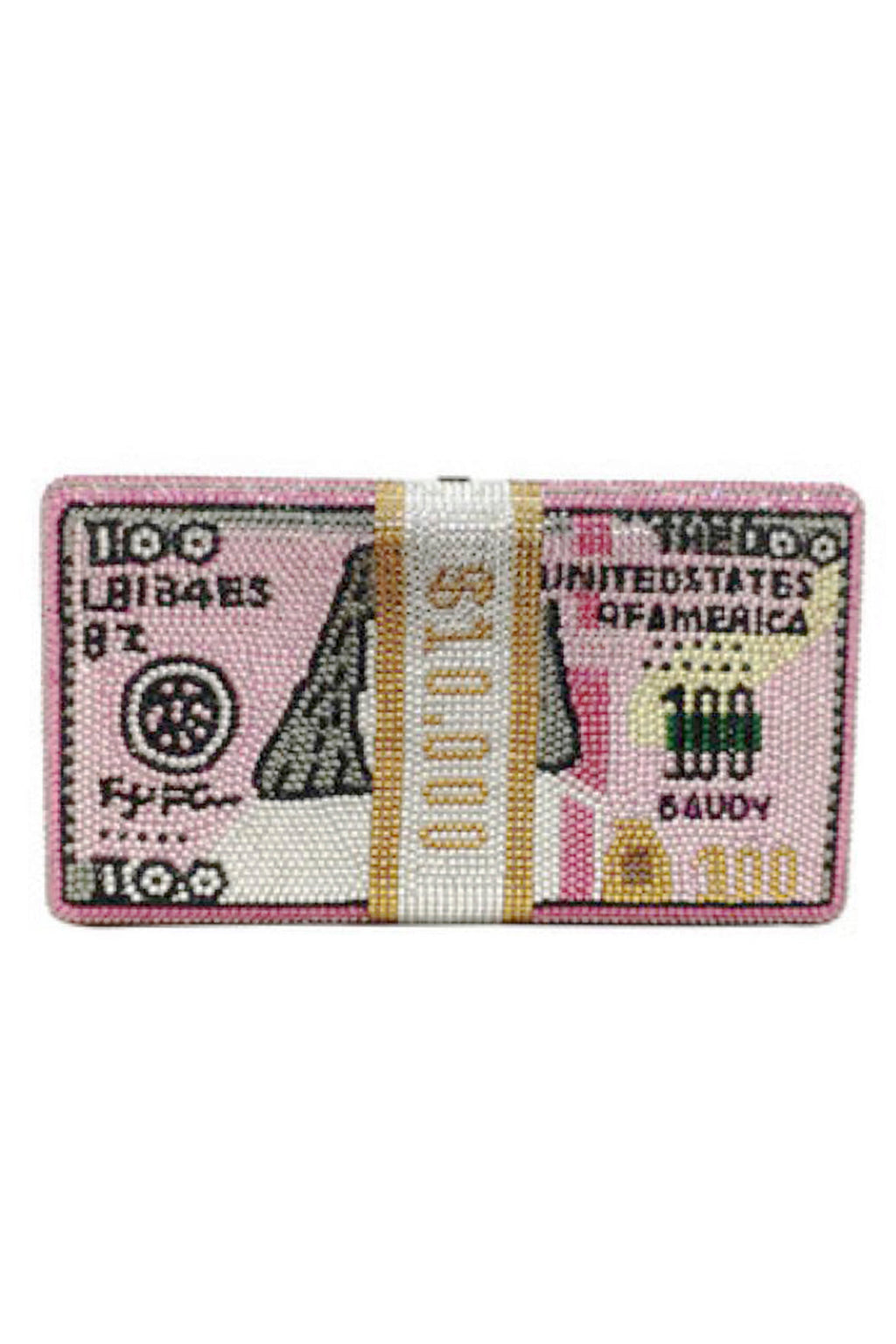 Dollar Rhinestone Box Evening Bag HB2428