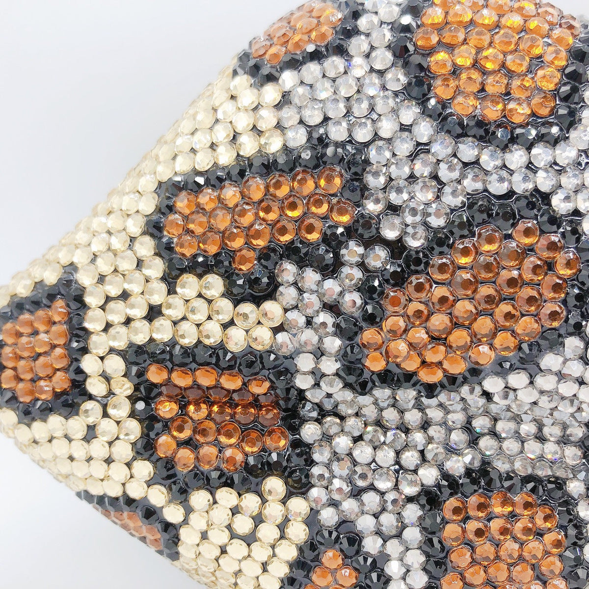 Animal Printed Rhinestone Evening Bag HB2435