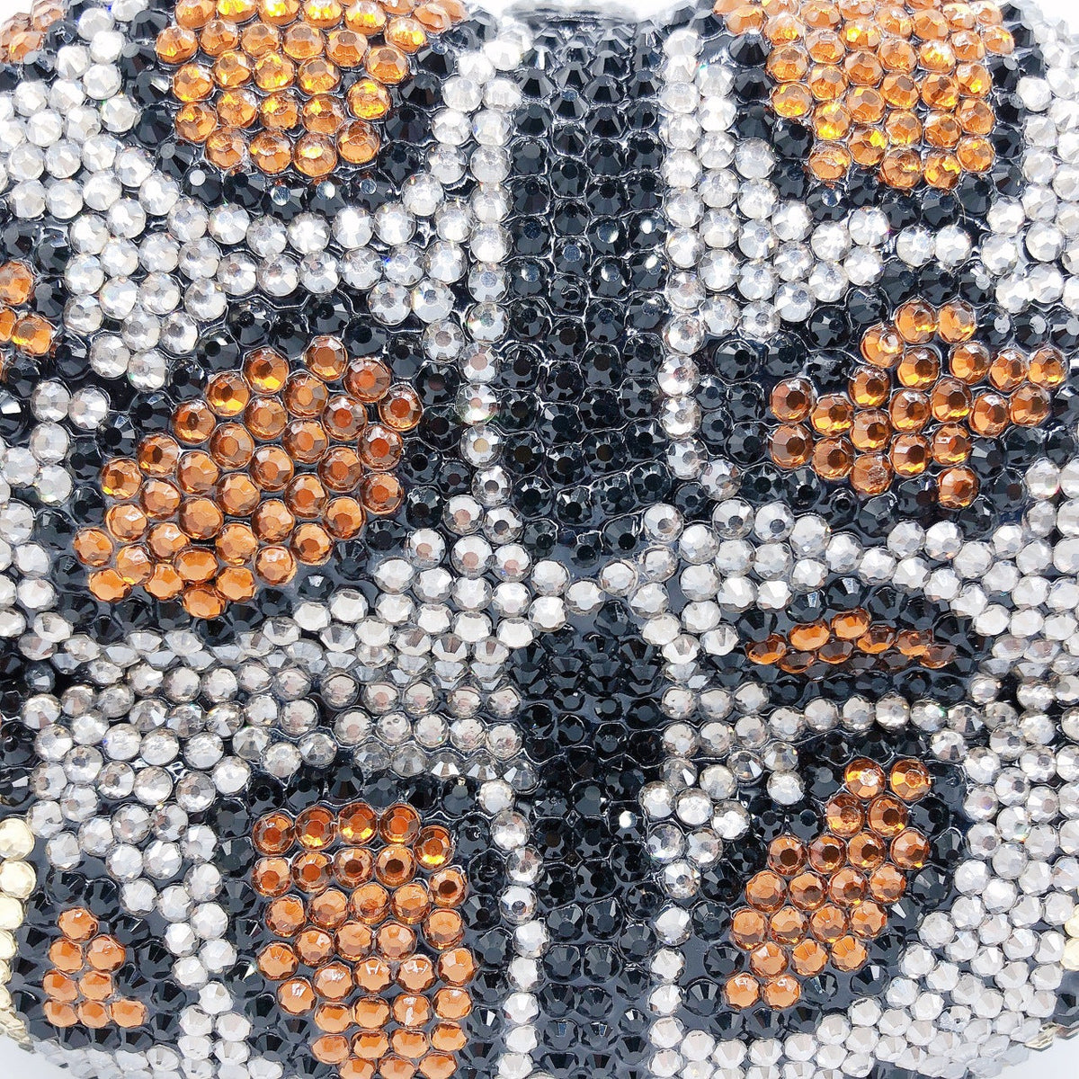 Animal Printed Rhinestone Evening Bag HB2435