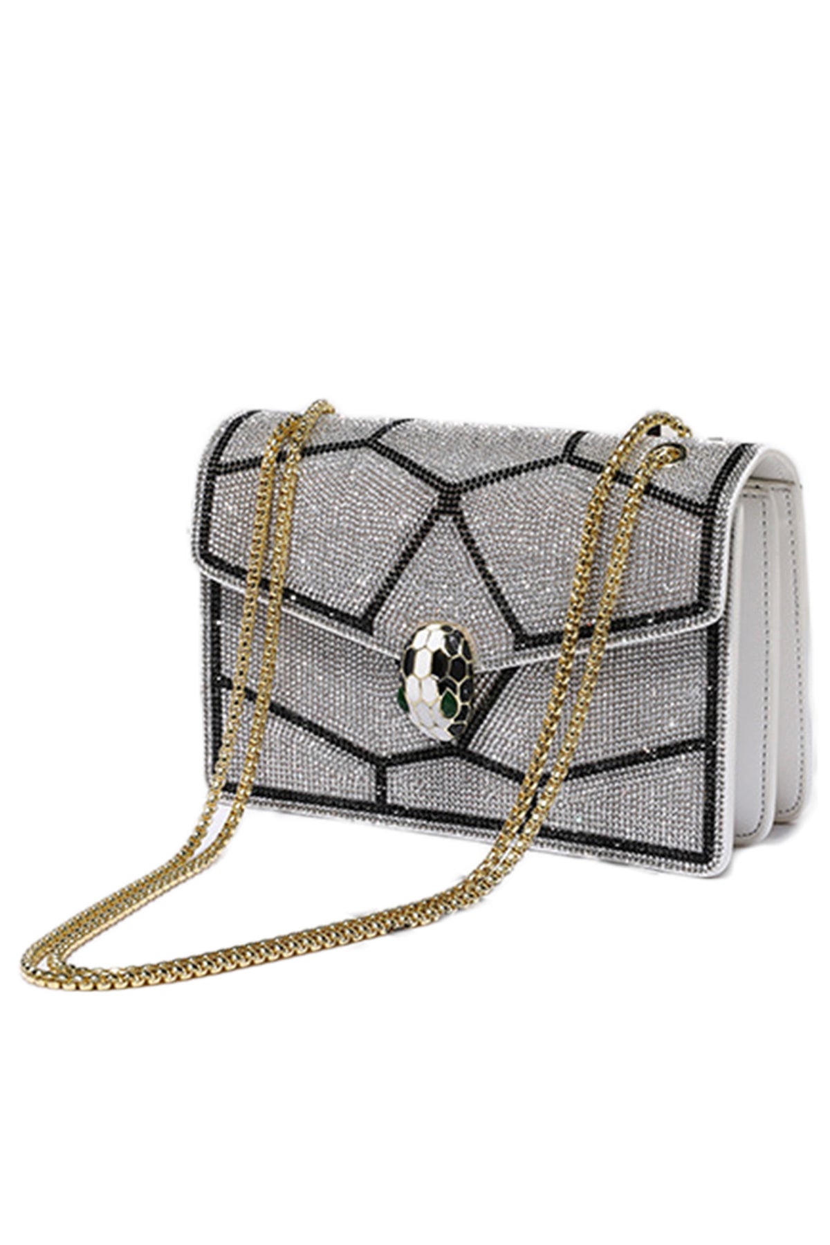 Geometry Rhinestone Crossbody HB2442