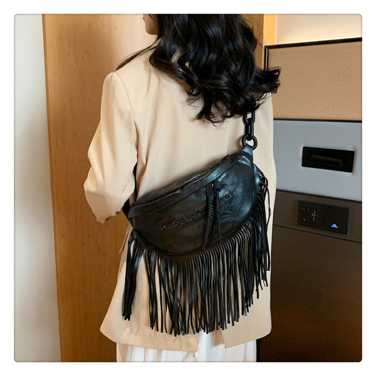 Tassel PU Leather Crossbody HB2450