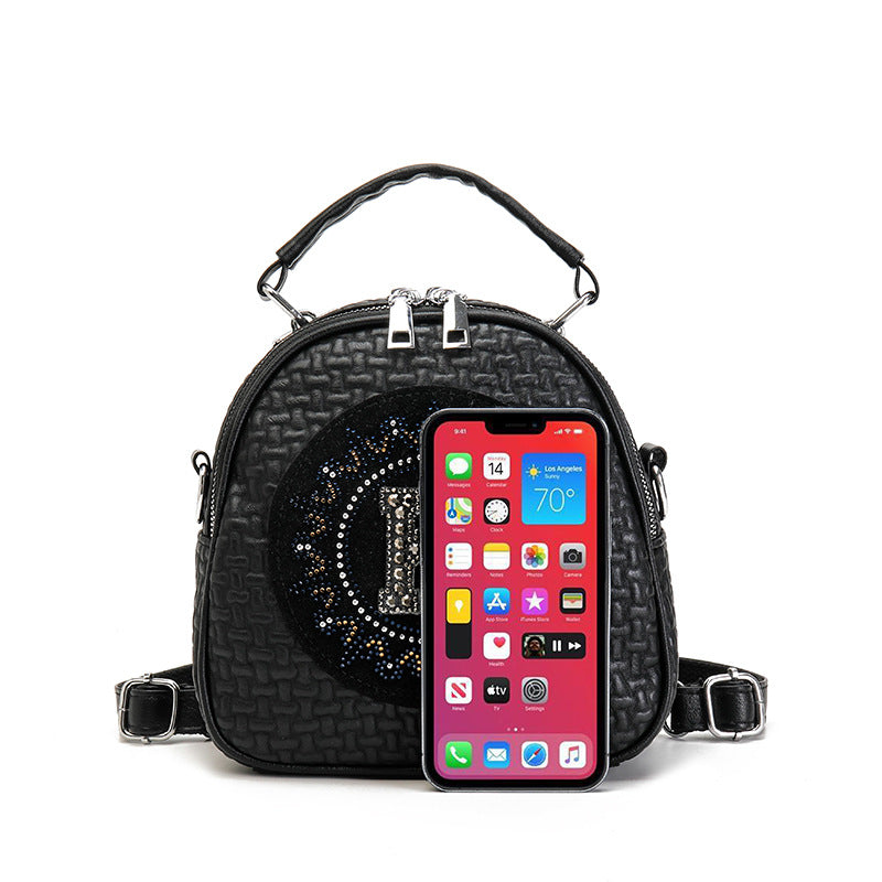 Elephant Rhinestone Pu Leather Crossbody HB2452