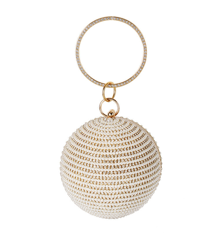 Ball Rhinestone Clutch HB2484