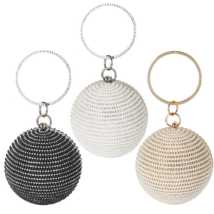 Ball Rhinestone Clutch HB2484