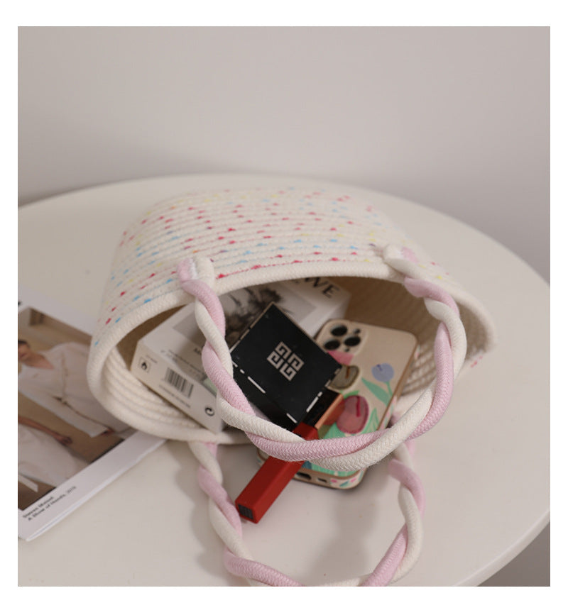Straw Braided Tote Bag HB2486