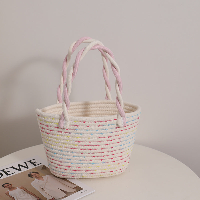Straw Braided Tote Bag HB2486