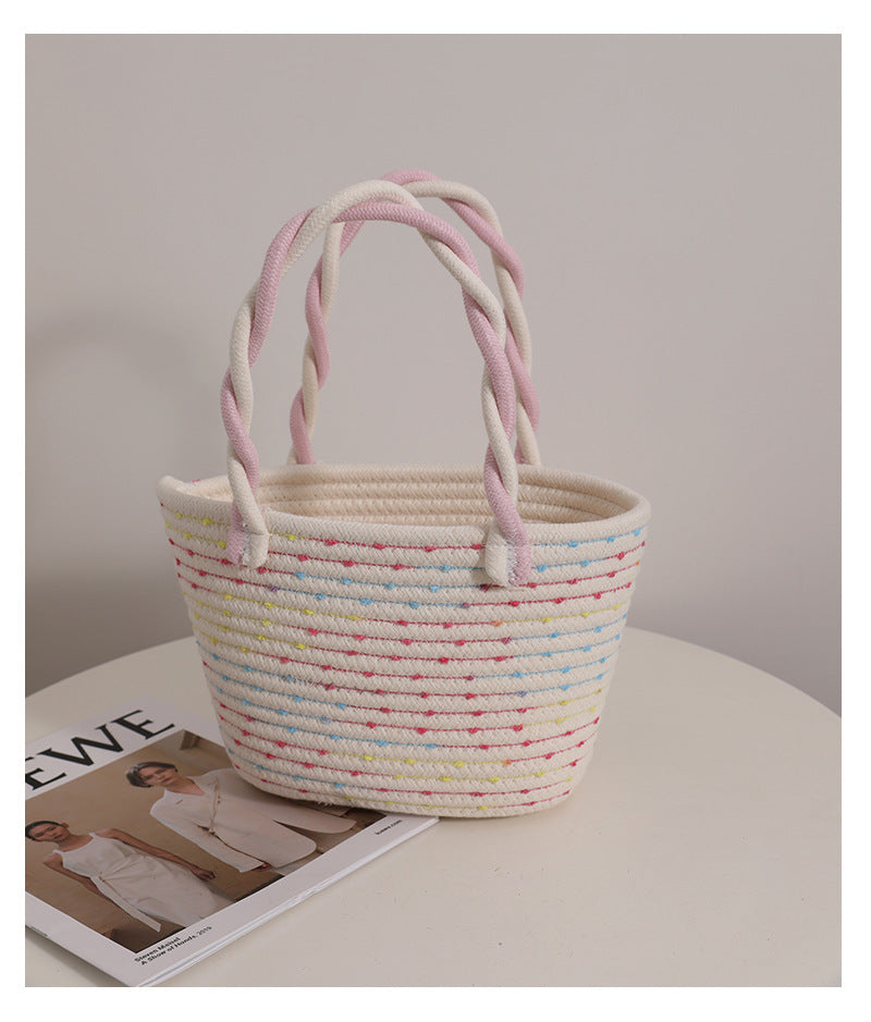 Straw Braided Tote Bag HB2486