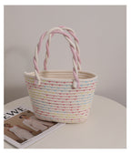 Straw Braided Tote Bag HB2486