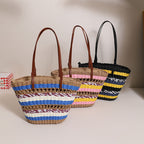 Straw Braided Tote Bag HB2487