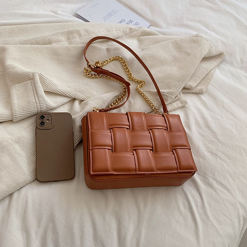 Braided Pu Leather Crossbody HB2503