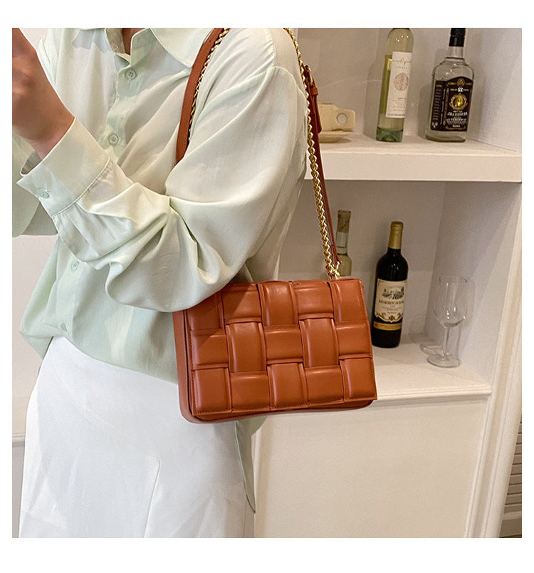 Braided Pu Leather Crossbody HB2503