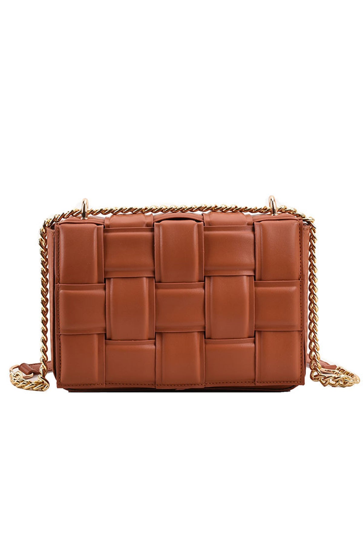 Braided Pu Leather Crossbody HB2503