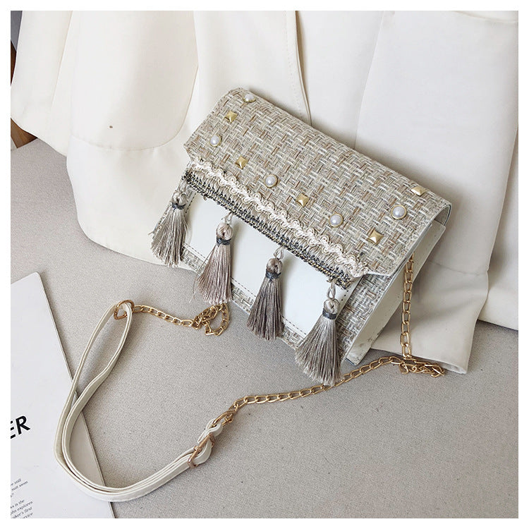 Bohemia Tassel PU Leather Bag HB2506