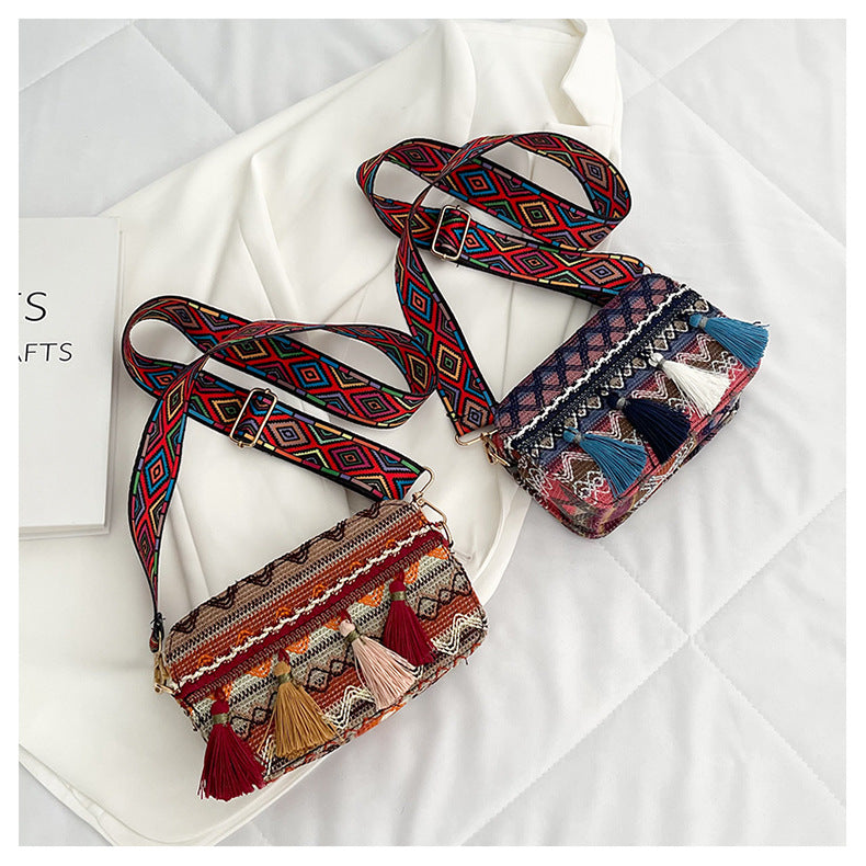 Bohemia Tassel Rectangle Bag HB2508