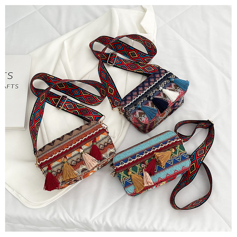 Bohemia Tassel Rectangle Bag HB2508