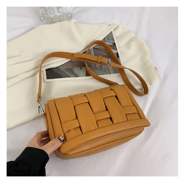 Braided Pu Leather Crossbody HB2514